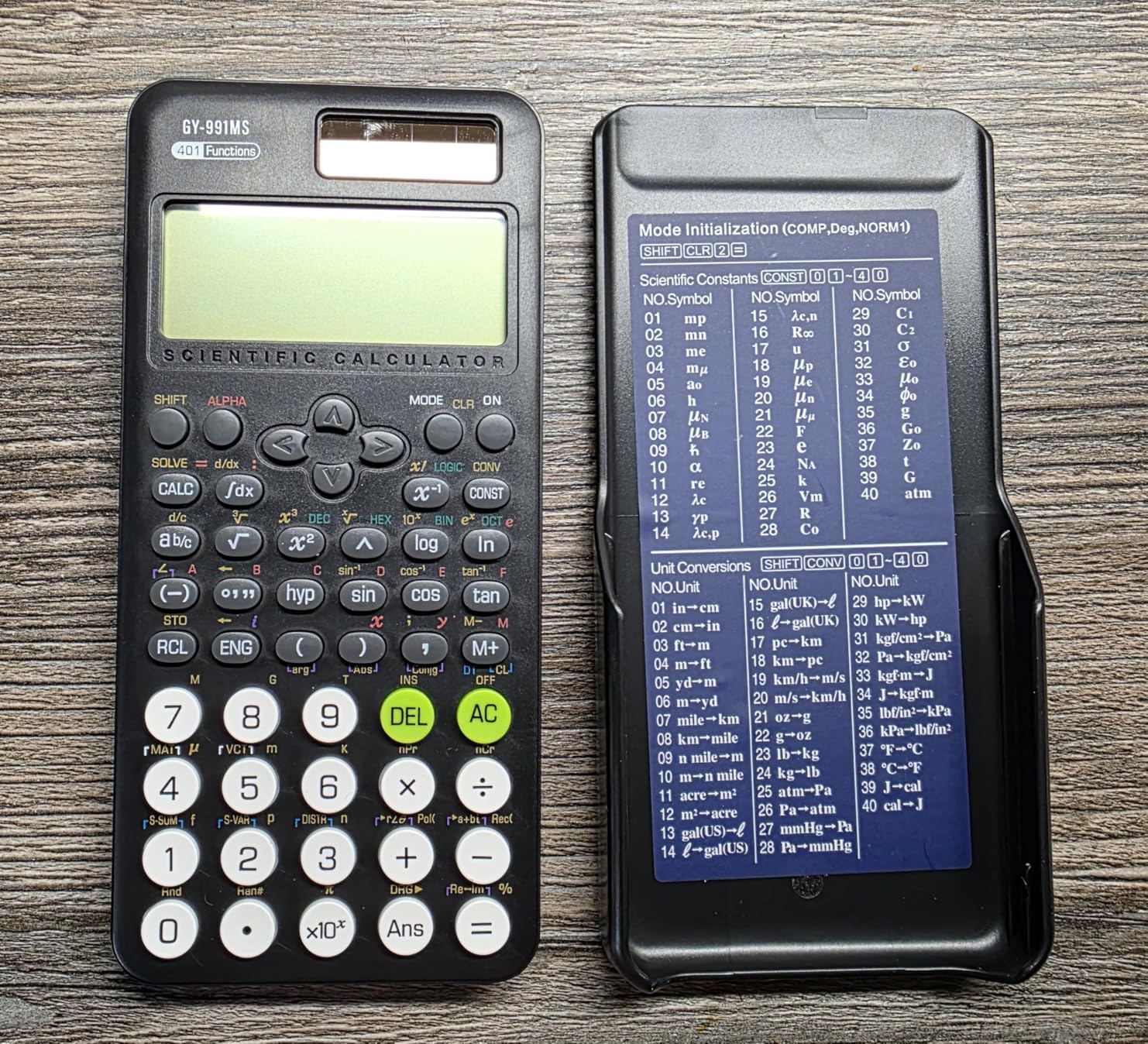 Scientific Calculator For Secondary School - Школьный научный калькулятор 991MS 401, функции
