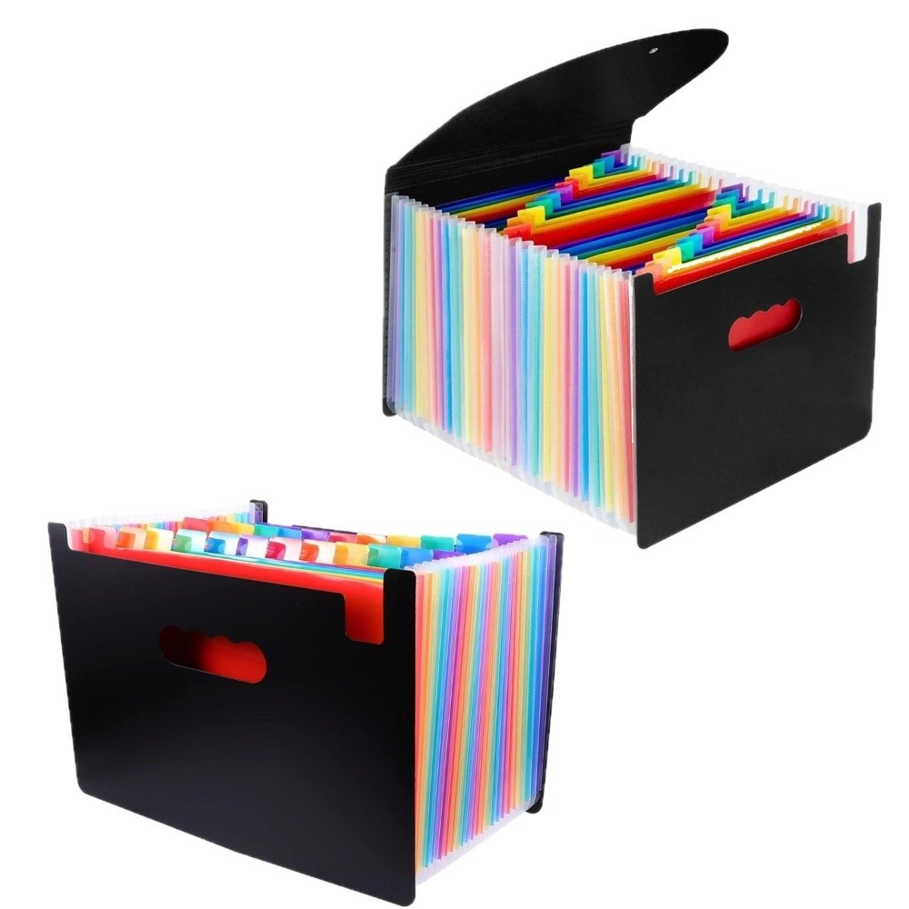 Expandable Accordion File Folder 13 Pockets - Универсальный расширяющийся файловый органайзер на 13/25