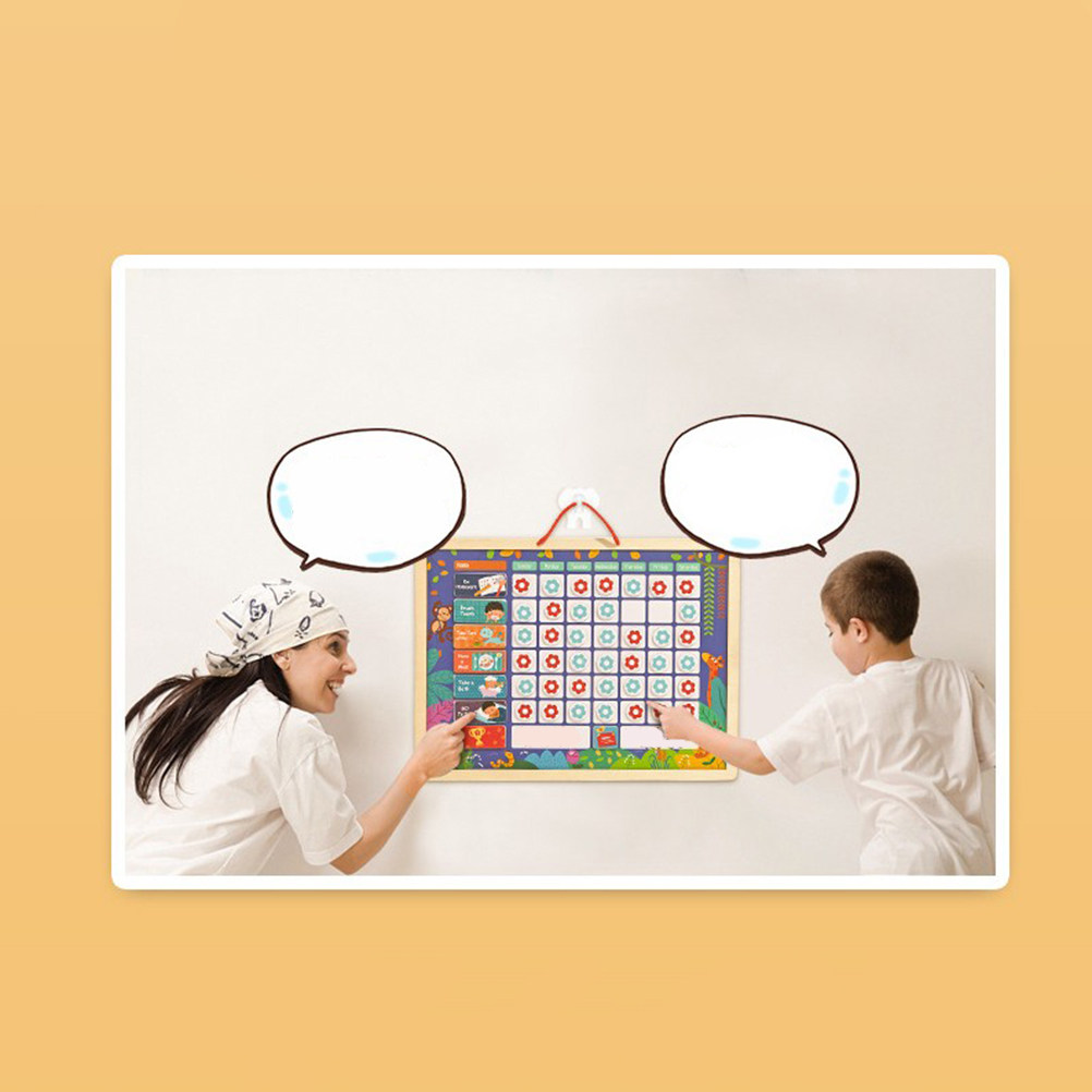Kids Magnetic Reward Chart Board - Детская магнитная доска для отслеживания ответственности