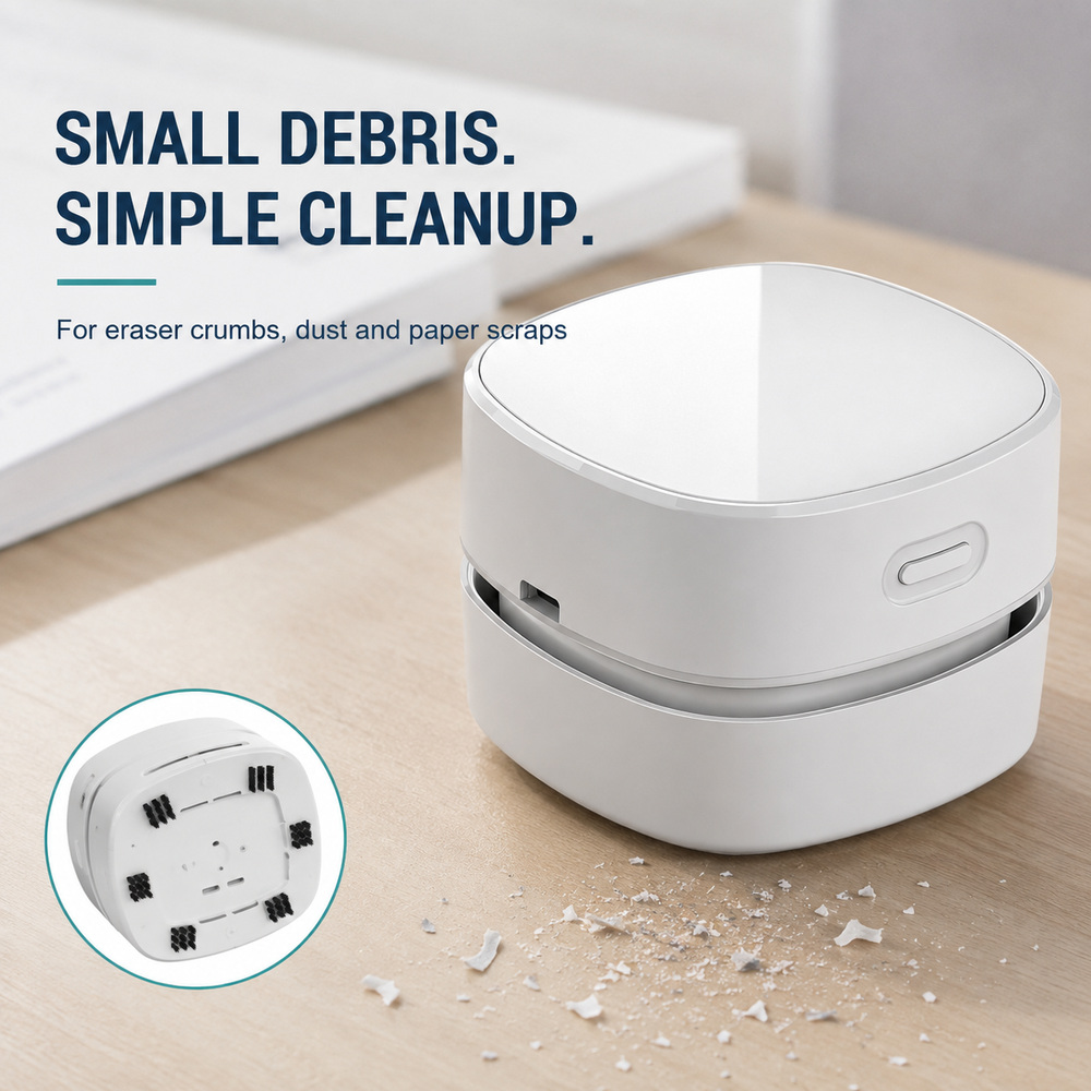 Миниатюрный беспроводной насто – обзор и цена Mini Desktop Vacuum Cleaner For Eraser Dust