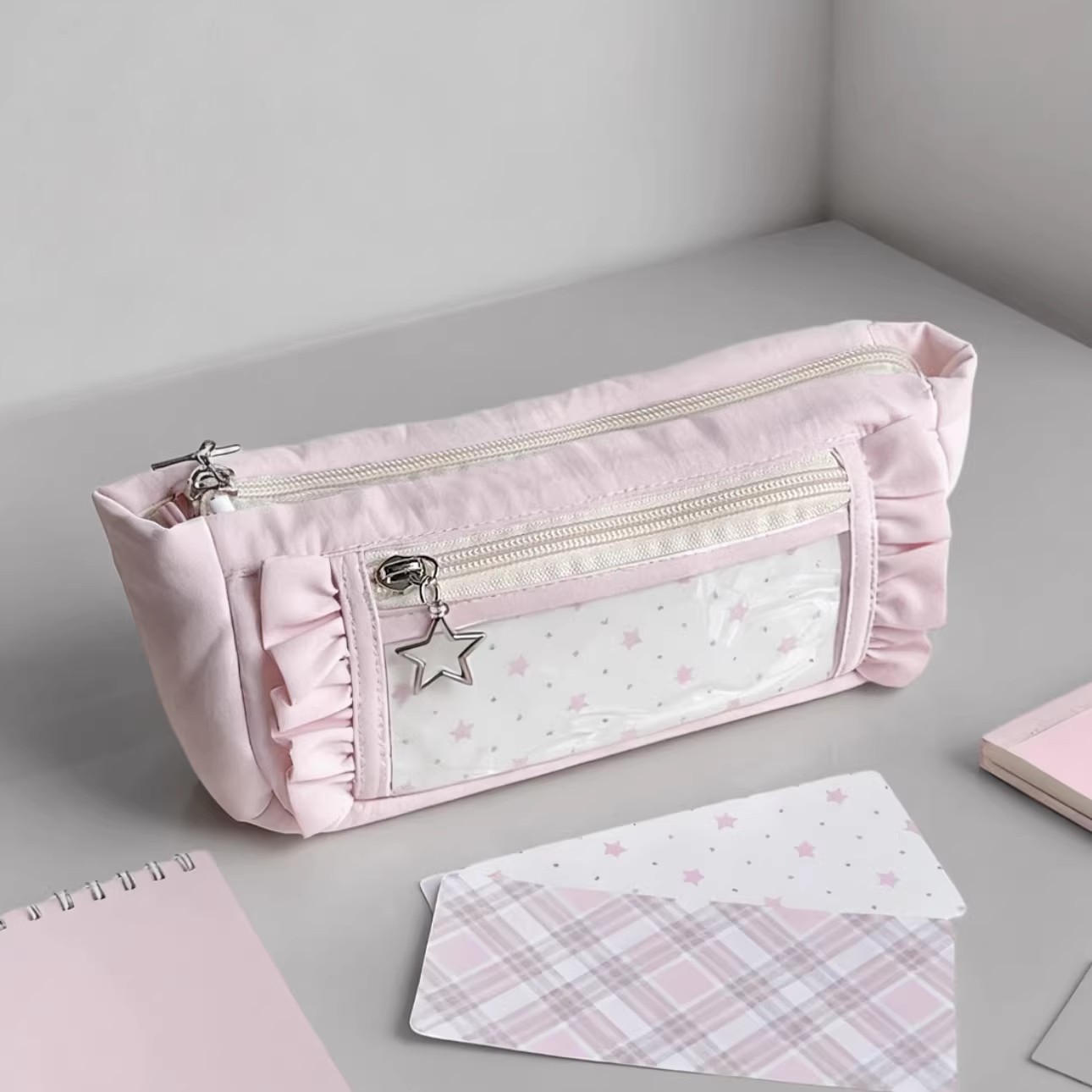 Милый большой вместительный пе – обзор и цена Aesthetic Large Pencil Case Pouch