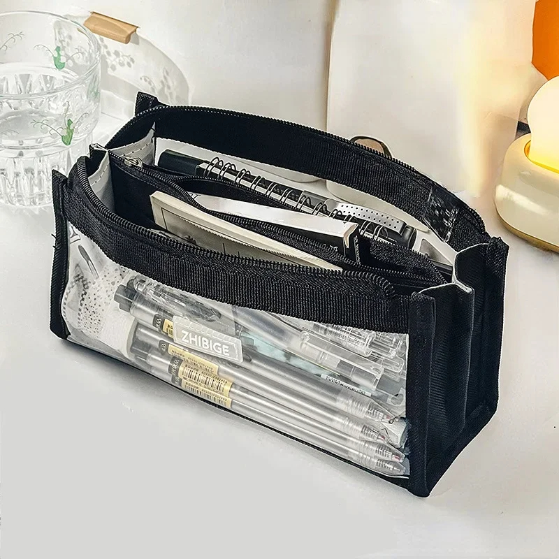 6-слойная сумка-карандаш больш – обзор и цена Aesthetic Large Pencil Case Pouch