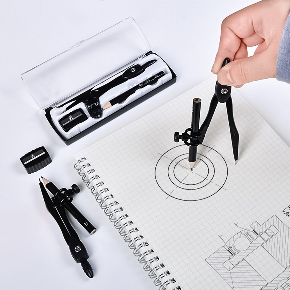 Набор прецизионных студенчески – обзор и цена Math Geometry Set With Compass