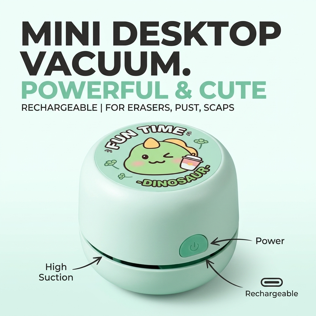 Настольный пылесос, миниатюрны – обзор и цена Mini Desktop Vacuum Cleaner For Eraser Dust