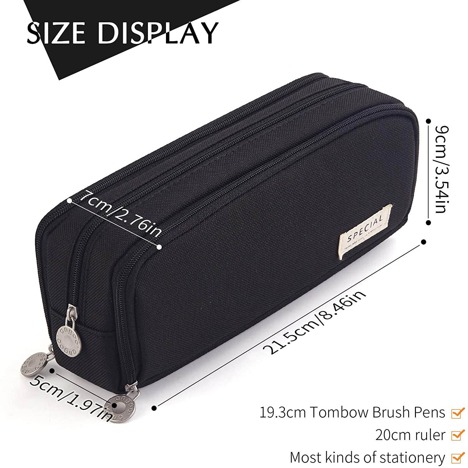 Пенал большой емкости, пенал,  – обзор и цена Aesthetic Large Pencil Case Pouch